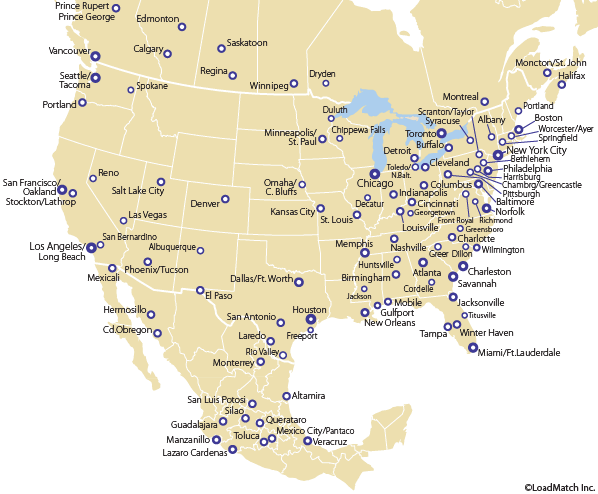 Intermodal Directory - Search City Regions For Drayage